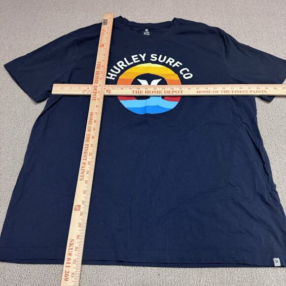 Hurley T-Shirt Men’s Blue Short Sleeve Size XXL - Picture 2 of 12